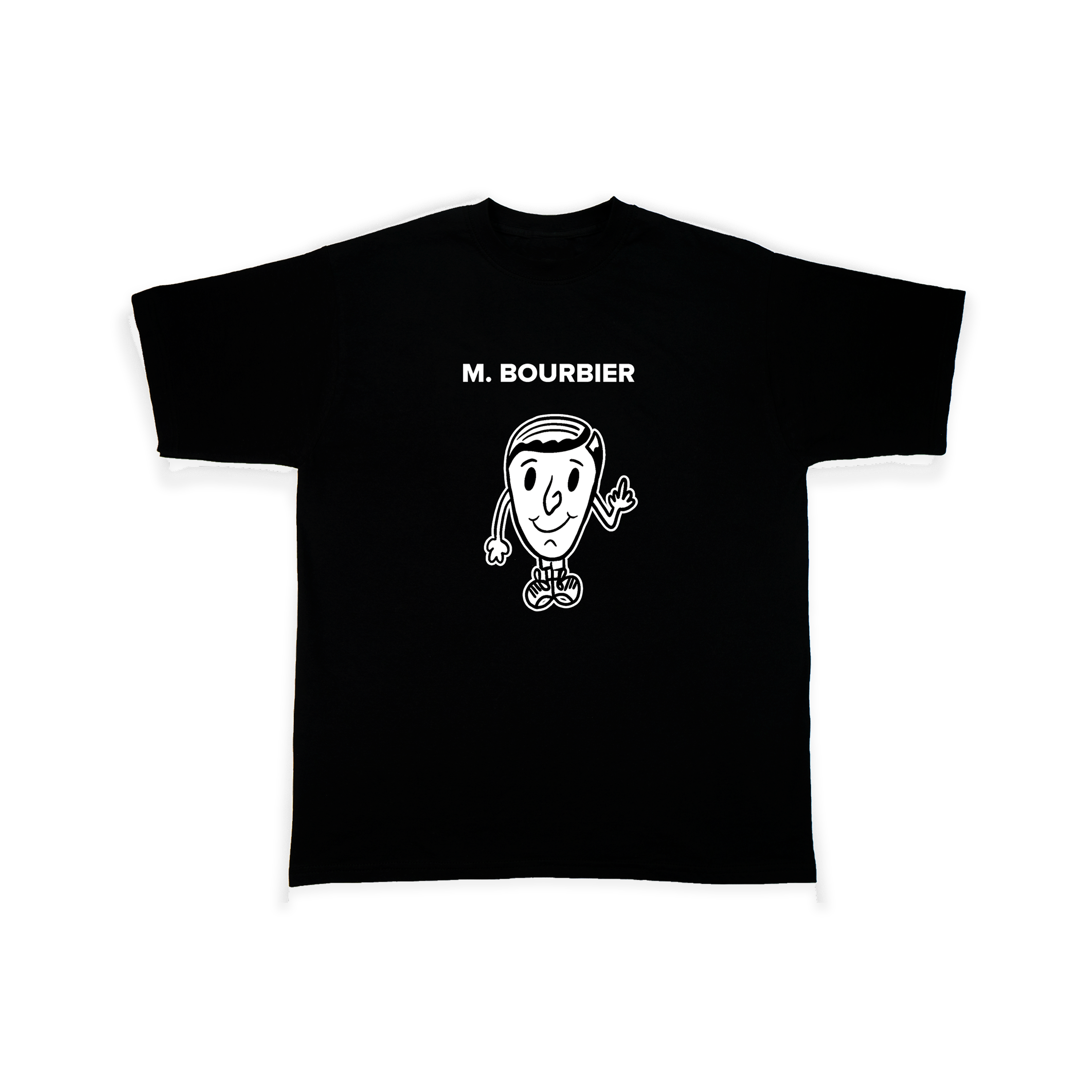 T-shirt “Monsieur Bourbier“ - Noir